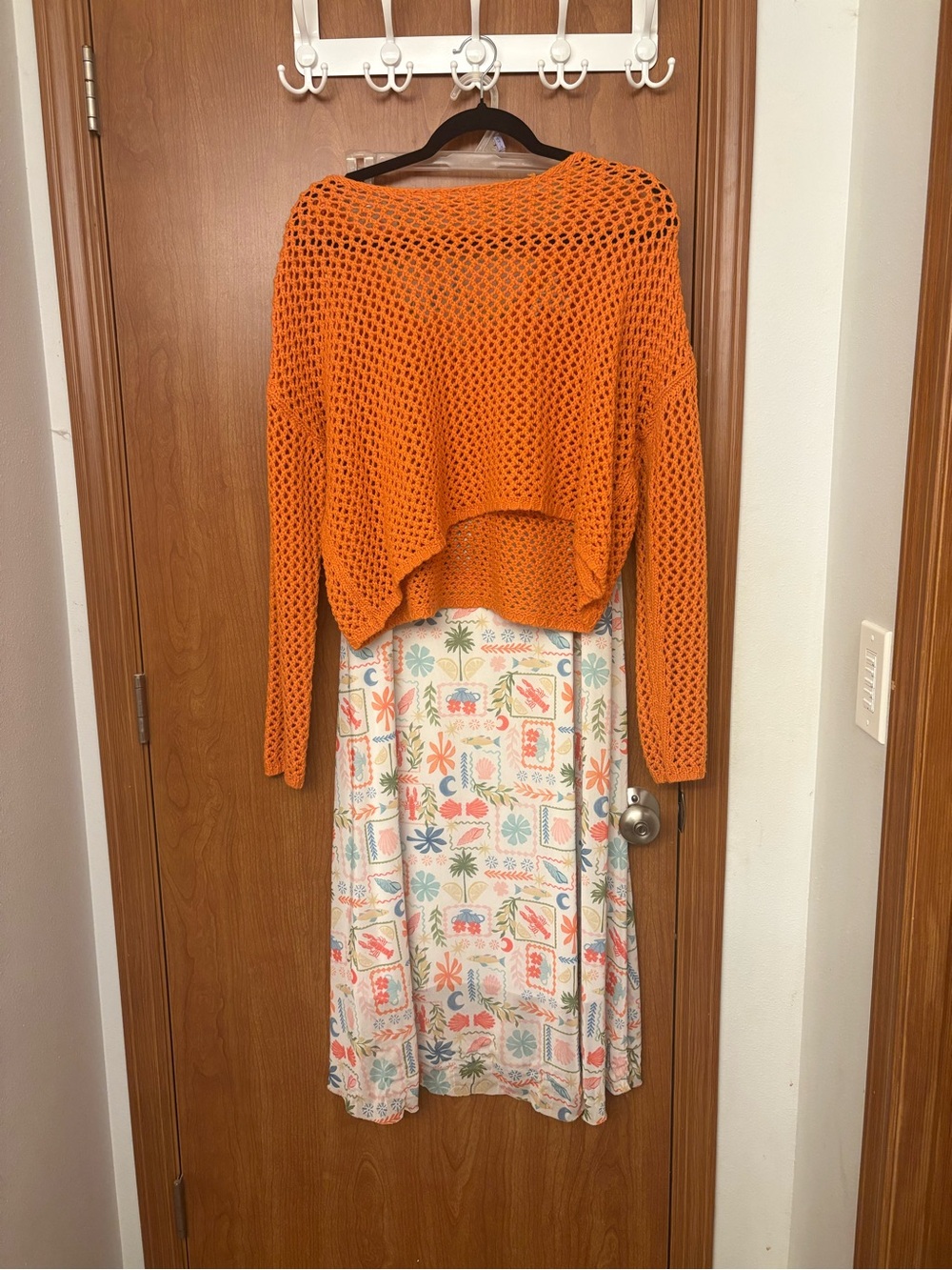 Orange dress set